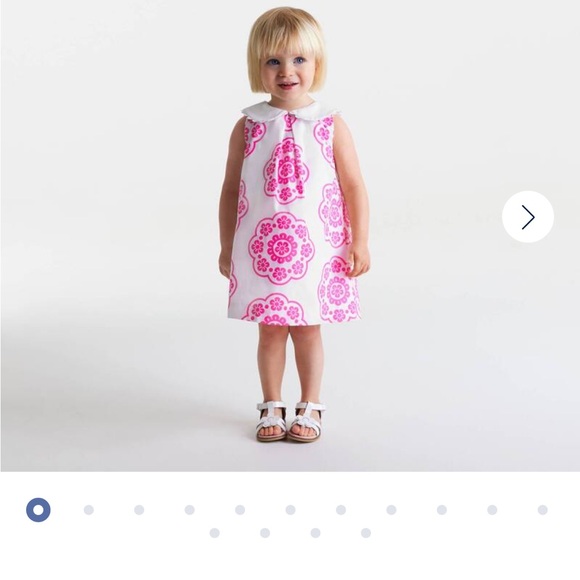 Jacadi Other - Jacadi Pink and White Kids Formal Dress